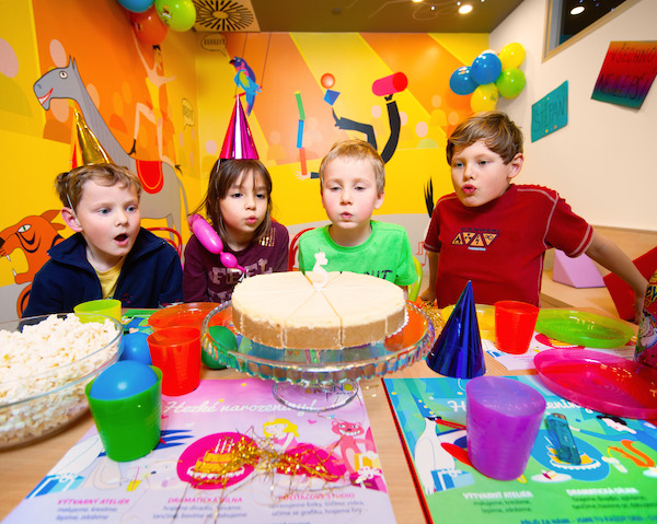 Oslava narozenin pro děti v zábavním parku BRuNO