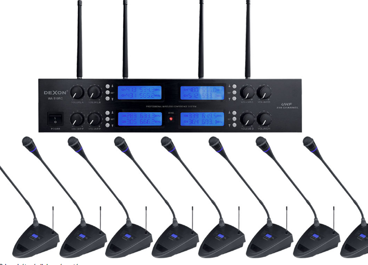 Diskuzní systém Dexon rychle a bez drátů